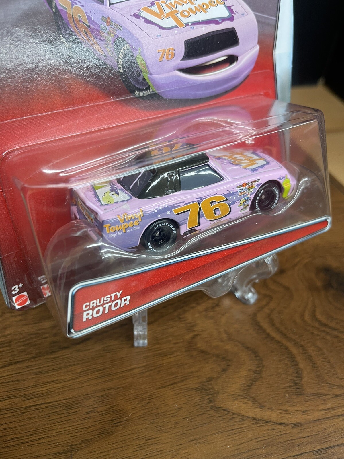 Disney Pixar Cars Crusty Rotor Vinyl Toupee 1:55 Piston Cup Edition ...