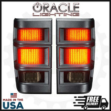 Oracle Lighting Led Tinted Lens Tail Lights Fits 1986-1992 Jeep Comanche Mj