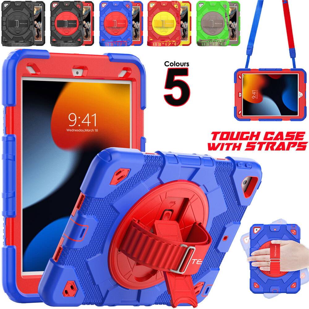 Seymac Ipad 7th Generation Case With Strap Case For IPad 7th/8th