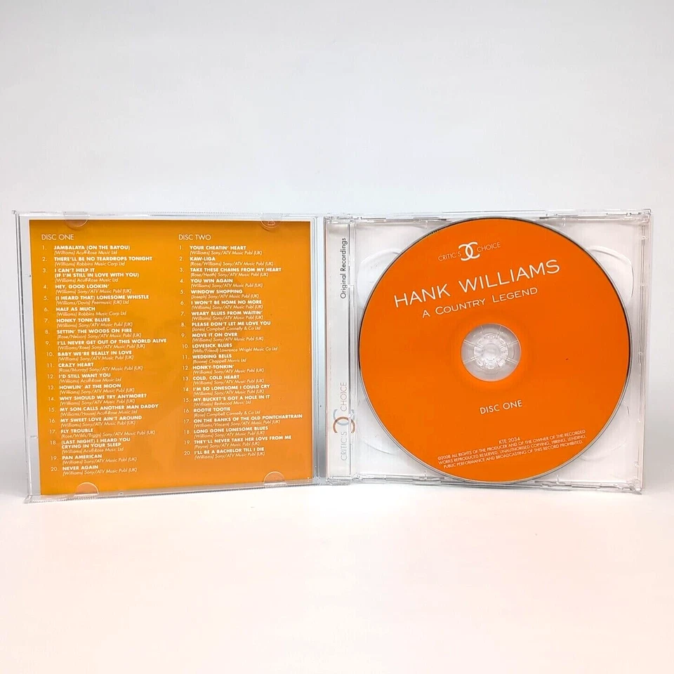 Hank Williams Sr Jr III 8 CD Lot - Country Rock Hits, Rebel Music Collection - Изображение 3 из 4