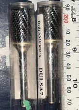 2 Drill AMERICA 3/4” Carbide Cylindrical D/C Burr Bur DULSA7 3/4x1x3"   2 Bits