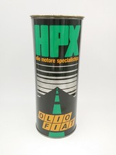 RARA LATTA OLIO MOTORE FIAT HPX DA 1LT PUBBLICITARIA PER GIANDUIOTTI STREGLIO 