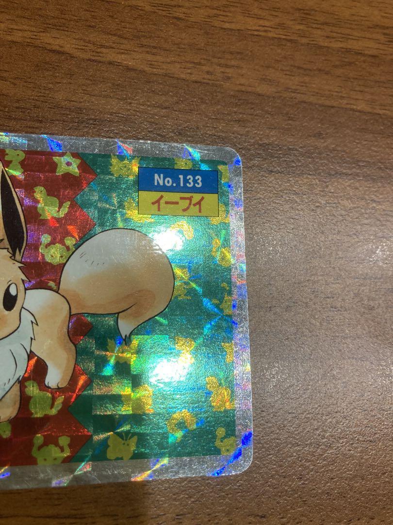 Topsun Eevee numberless error & Prism Holo Pokemon Card Japanese