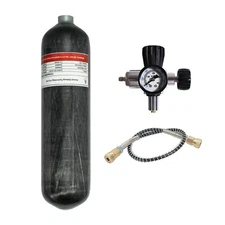 TUXING pcp Air Tank 4500psi/300BAR 3L Carbon Fiber HPA Tank with Filling Station