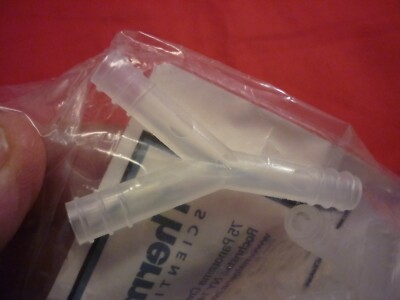 12 PIECES THERMO SCIENTIFIC NALGENE 6152-250 Y-TYPE CONNECTOR 1/4'' TUBING 