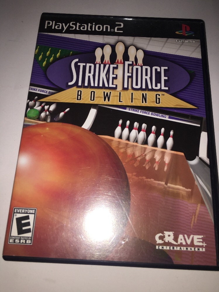 Strike Force Bowling PLAYSTATION 2 PS2 Complet Cib W / Boîte, Manuel