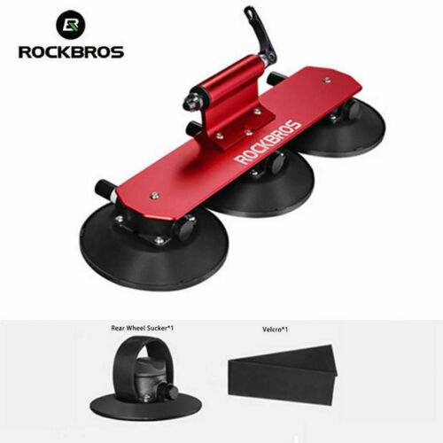 ROCKBROS One-Bike Bicycle Suction Rooftop Quick Installation Red Roof Car Rack - Afbeelding 1 van 4