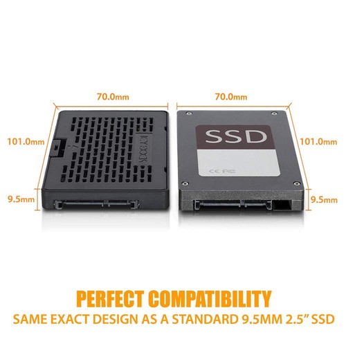 ICY DOCK M.2 SATA SSD to 2.5 inch SATA III SSD Enclosure Adapter | EZConvert ... - Picture 5 of 9