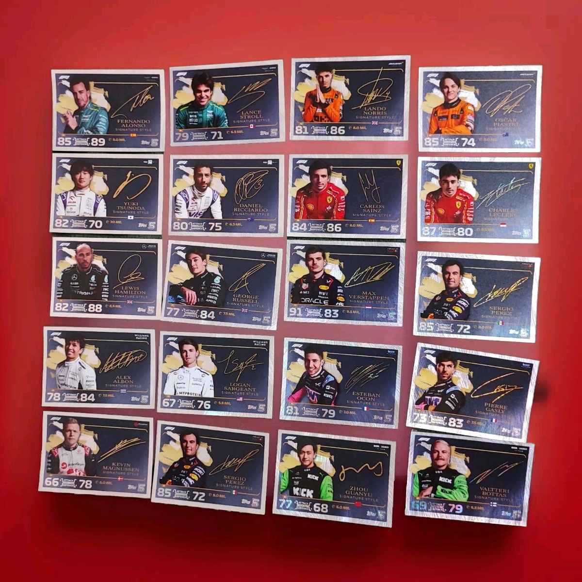 TOPPS F1 CONSTRUCTOR'S CREST 199シリ 9枚セット 2023 Topps Chrome Formula 1 F1 Constructor's Crest Red Bull
