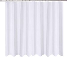 Extra Wide Shower Curtain Liner Fabric 108 X 72 Inches, Hotel Quality, Machine W