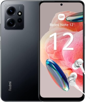 Xiaomi Redmi Note 12 4G 6GB 128GB Onyx Grey Android (Unlocked) Smartphone***RM