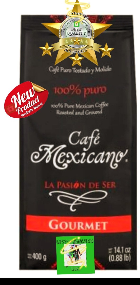 Café gastronomique mexicain Tostado/Molido torréfié/moulu 100% PUR