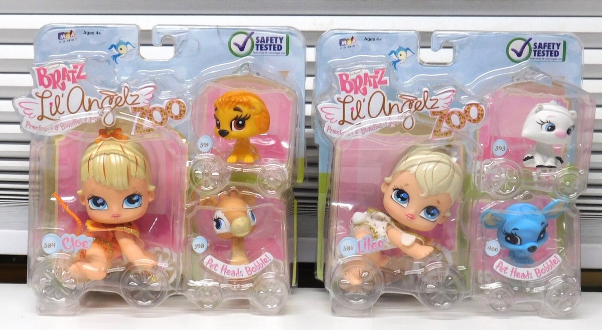 2 New ZOO Bratz LIL' Angelz 386 Lilee 384 Cloe Lion Kangaroo 2 New ZOO Bratz LIL' Angelz 386 Lilee 384 Cloe Lion Kangaroo