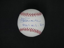 DON SCHWALL SIGNED OFFICIAL MAJOR LEAGUE BASEBALL INSCRIBED 1961 AL ROY