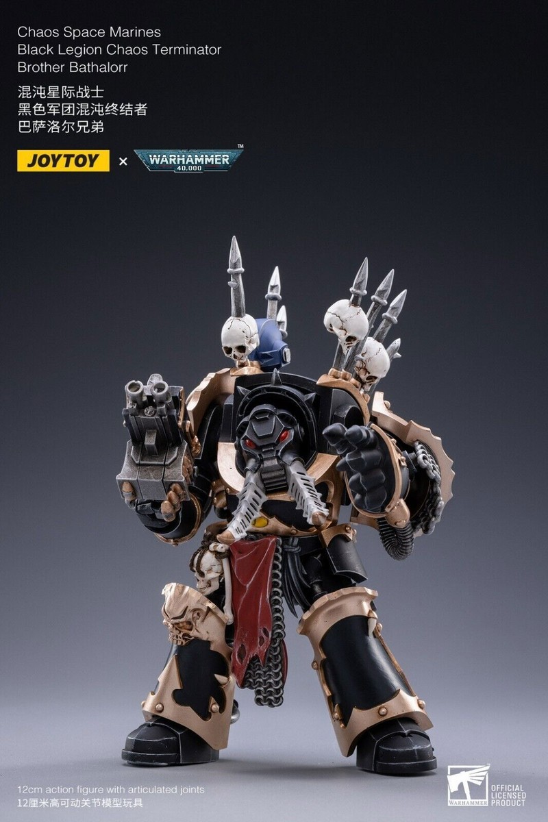 JOYTOY 1/18 X Warhammer 40k Black Legion Chaos Terminator