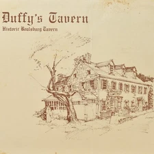 1980s Duffy's Tavern Restaurant Menu Carl Joanne Hacker Boalsburg Pennsylvania