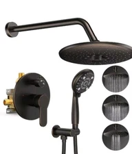 SR SUN RISE Shower Faucet - 3 Function High Pressure 10 Inch Oil Rubbed Bronze