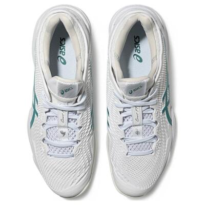 ASICS COURT FF 3 NOVAK ホワイト/ピッチグリーン 40 ASICS Court FF 3 Novak White Pitch Green - 1041 A361-100 | eBay