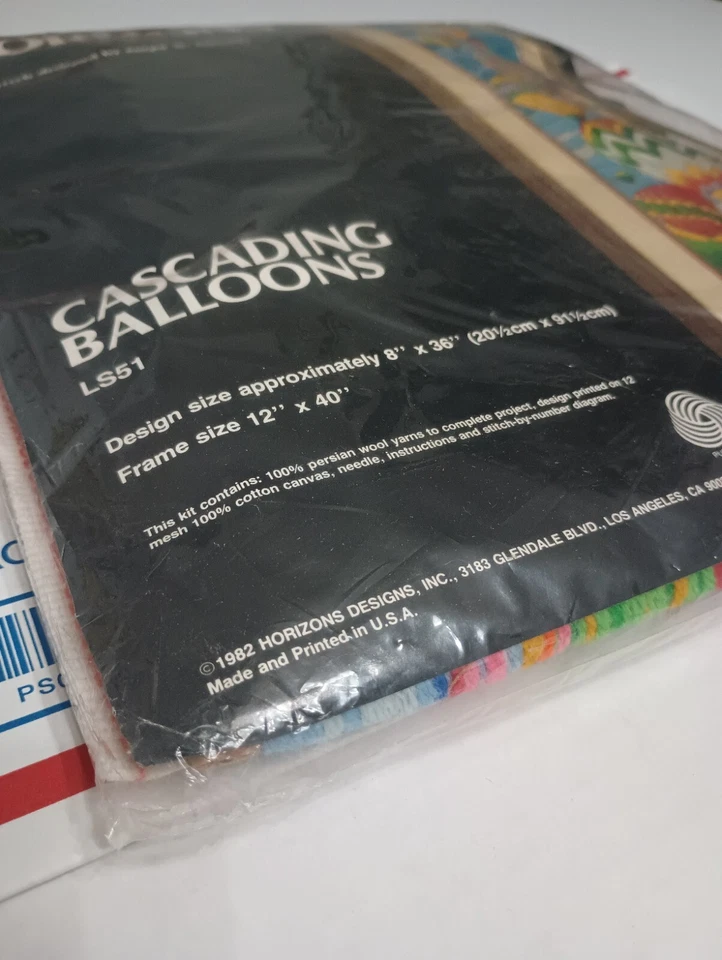 Kit de globos en cascada Monarch Horizons Longstitch LS51 de colección 1982 Roger Reinardy  Foto 4 de 4