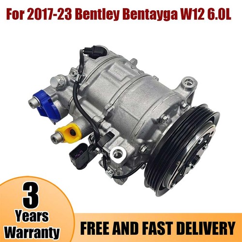 Bentley Bentayga Speed 2017-2023 Compressor with bracket P/N 4M0816803N Photo - $155