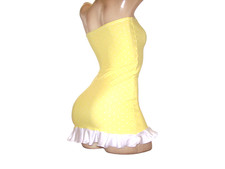 New Stripper Exotic Dancer Polka Dots Mini Tube Dress S/M Stripperwear