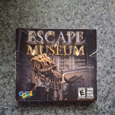 Escape the Museum Seek And Find Hidden Object PC Video Game Very Good Preowned 