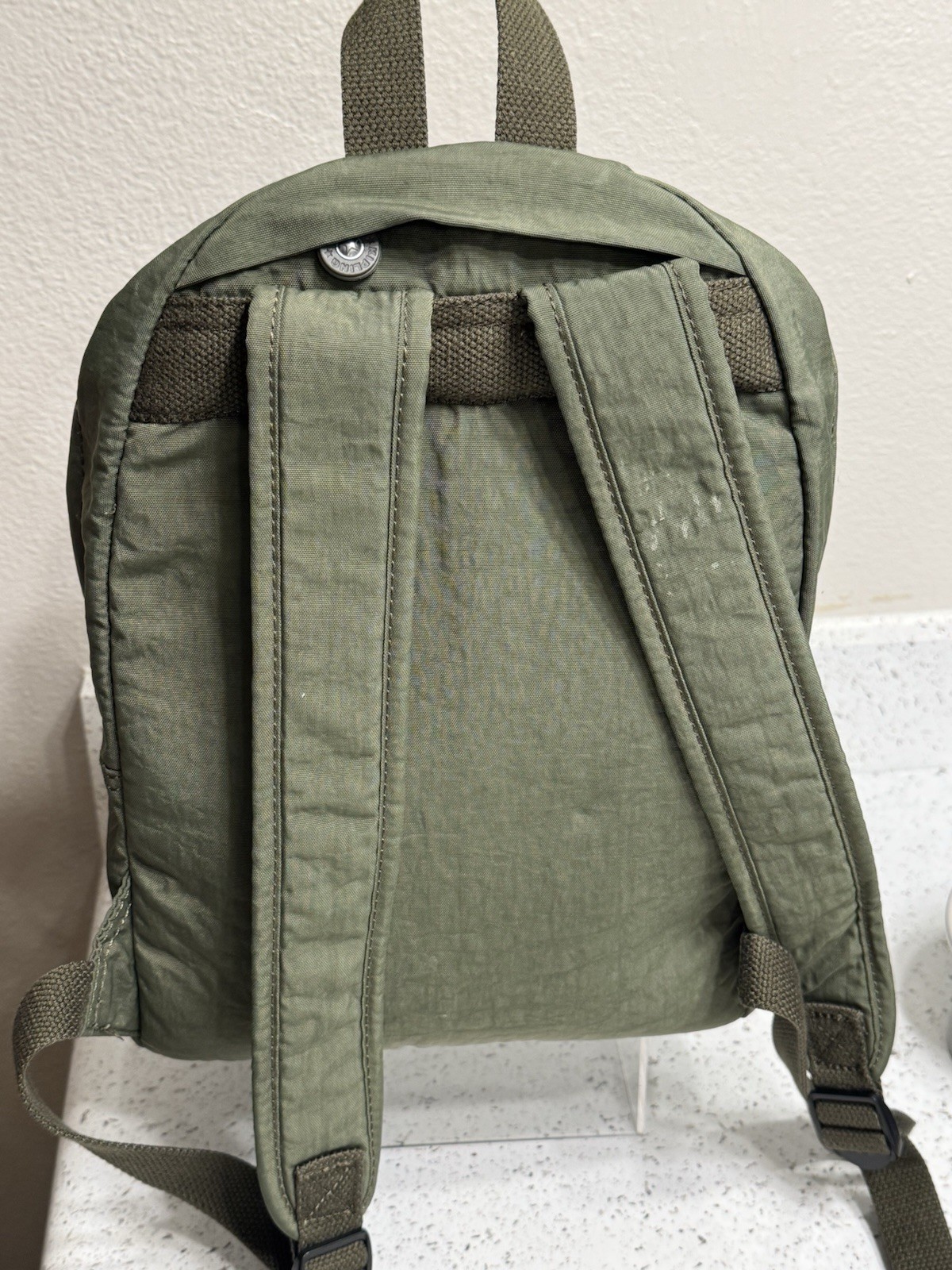 Kipling Foldable Backpack Olive Green - image 2