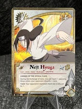 Neji Hyuga N1037 Naruto CCG 1st Edition Foil Text Rare LP