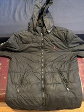 Polo Ralph Lauren Youth XL Black Puffer Snap Jacket Boys 18-20