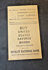 Vintage Circa 1946 Beckley, WV National Bank Money Envelope