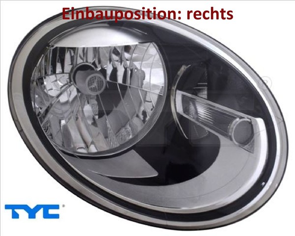 TYC 20-12859-05-9 Hauptscheinwerfer Rechts Scheinwerfer Frontscheinwerfer-image