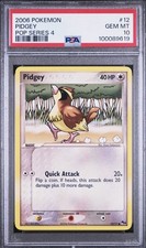 Pokemon TCG Pidgey POP Series 4 12/17 2006 English Regular Common PSA 10 on eBay