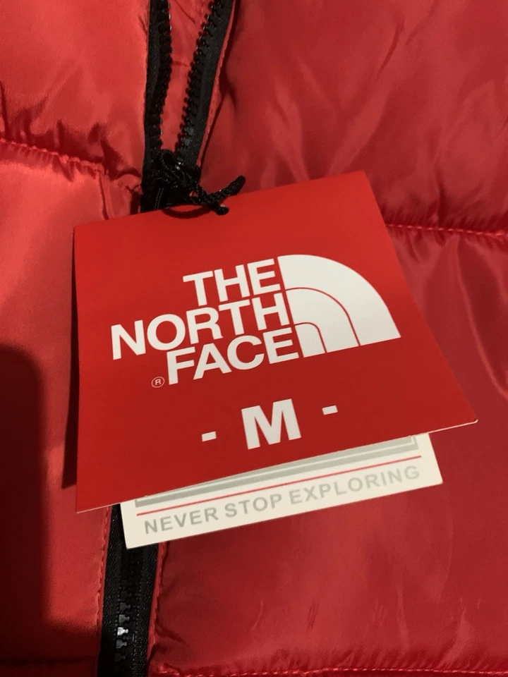 Doudoune sans manche The North Face rouge noir taille M  - Photo 3/4