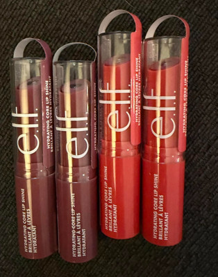 elf Cosmetics Hydrating Core Lip Shine Pack of 2 Lovely or Delightful New/Sealed