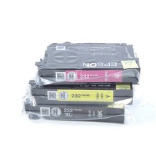 Epson 232XL/232 Ink Cartridge Black XL, Magenta, Yellow NO CYAN 