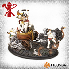 Carnevale BNIB Ostrich Chariot