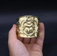 Authentic Ancient Egyptian Antiquities Rare Scarab Copper Bracelet Egyptian BC