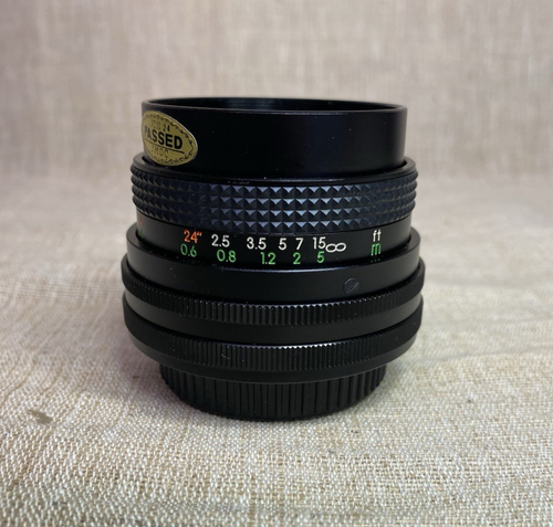 Rokinon MC 28mm f/2.8 Prime Lens Minolta MD Mount Japan with Case Vintage 1980s - Picture 4 of 14