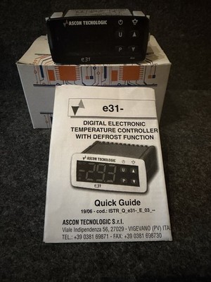DIGITALREGLER 230V TEMPERATURREGELUNG KÜHL-GEFRIERKOMBINATION NTC TYP ASCON E31-