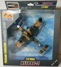 MRC Easy Model 1:72 Scale WWII Aircraft Platinum Coll 1943 Tunisia BF109G-2