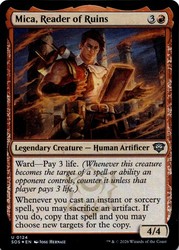 Mica, Reader of Ruins 124 Foil - Secrets of Strixhaven