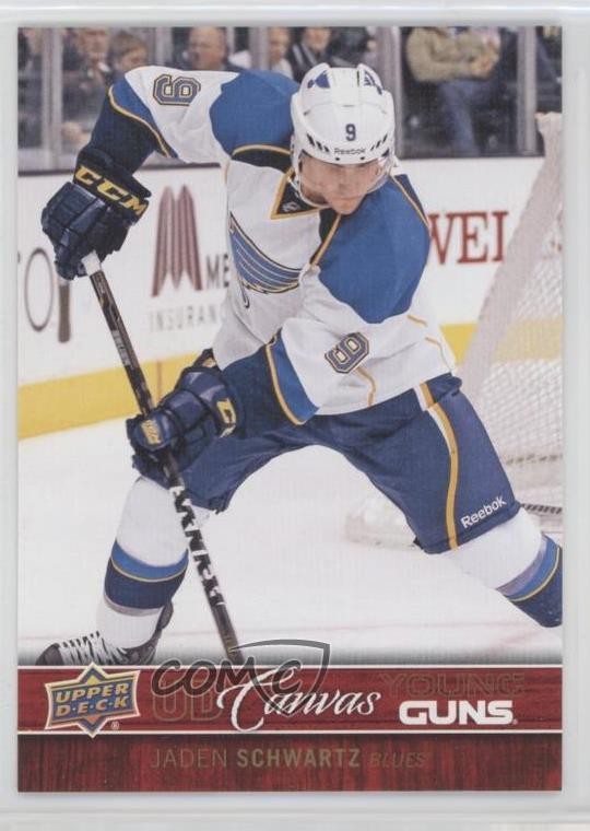 2012-13 Upper Deck UD Canvas Young Guns Jaden Schwartz #C116 Rookie RC 0o5t
