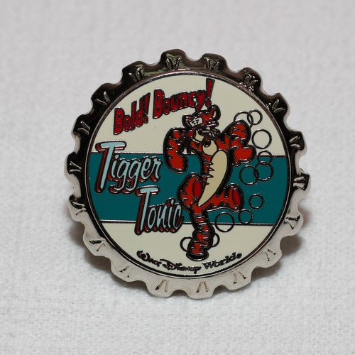 Walt Disney World Tigger Tigger Tonic Bottle Cap Trading Pin Soda Pop Series - Picture 2 of 8