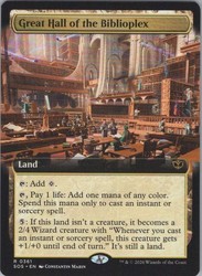 Great Hall of the Biblioplex (Extended Art) #361 Secrets of Strixhaven