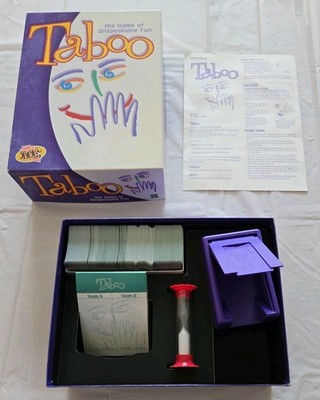 Taboo Game of Unspeakable Fun Hasbro 2000 04015