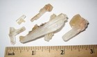 5 SMALL RARE NATURAL 0.4"-1.8" SCOLECITE & GOLDEN CALCITE CRYSTAL CLUSTERS 10.4g — photo 9