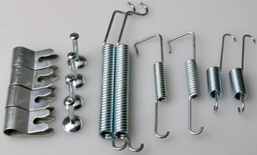 Für DENCKERMANN ZAWIESZENIE B160146 BRAKE SHOES MOUTING KITS