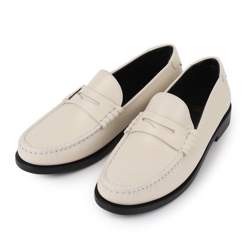 Mocassini Saint Laurent Monogram Penny da donna timbro: 670232 18RTT 1906 92396608