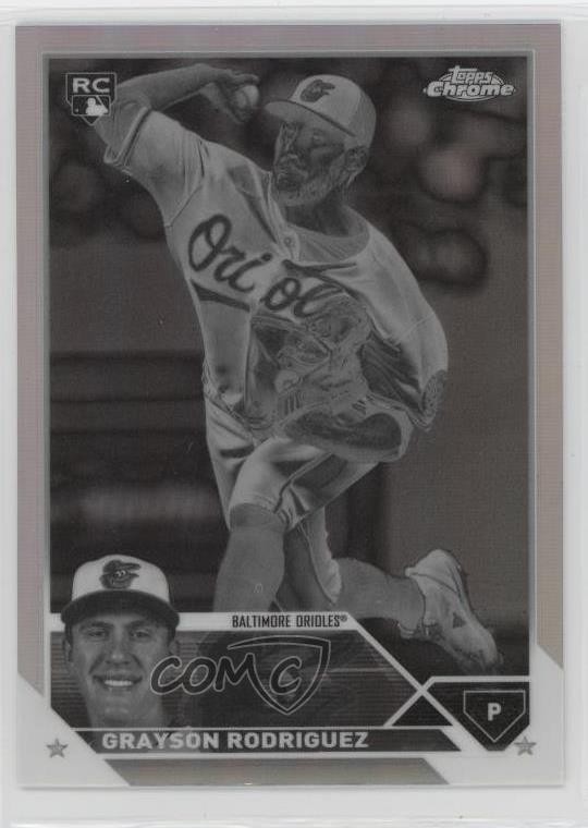 2023 Topps Chrome Update Negative Refractor Grayson Rodriguez #USC98 0x4h