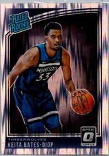 Keita Bates-Diop #191 2018-19 Donruss Optic Rookie Shock Minnesota Timberwolves